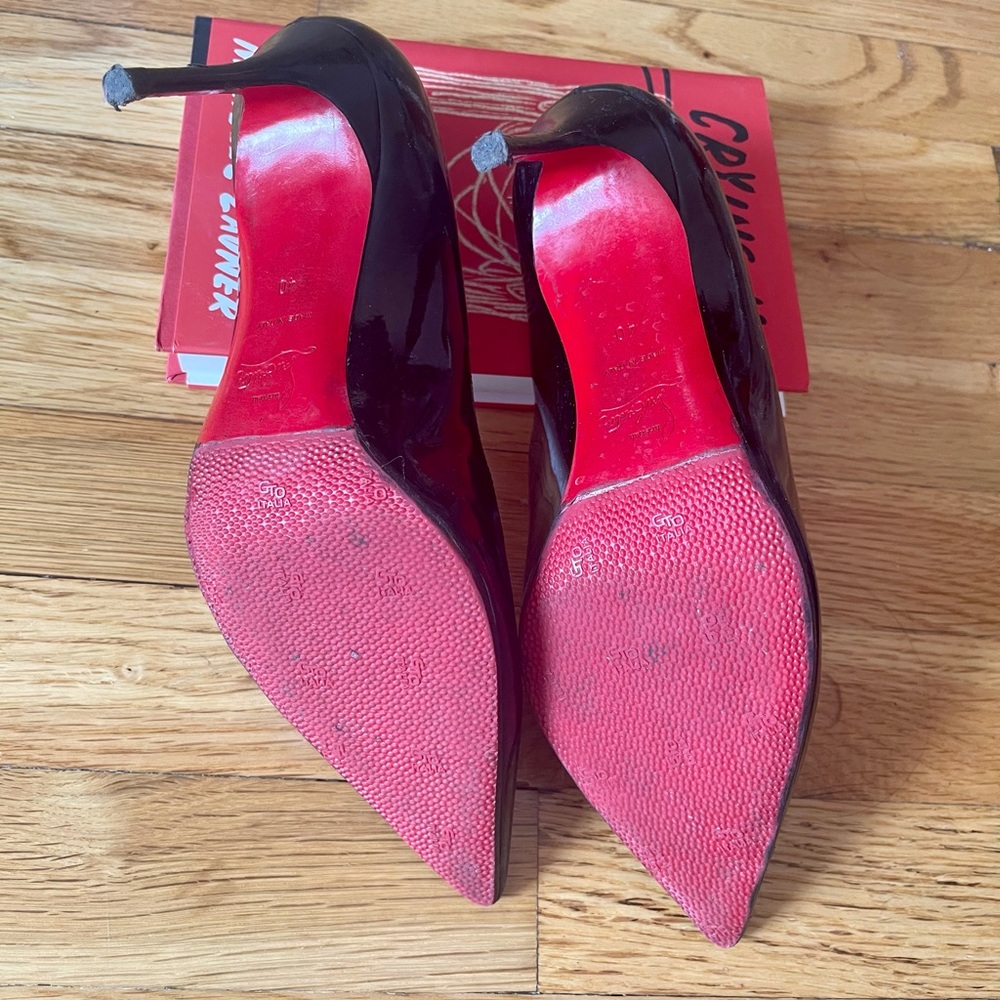 Christian louboutin size 10 3 inch heels authentic - Picture 15 of 15